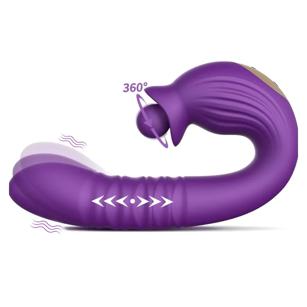 Vibrator mit Doppelstimulation – Produktabbildung 1